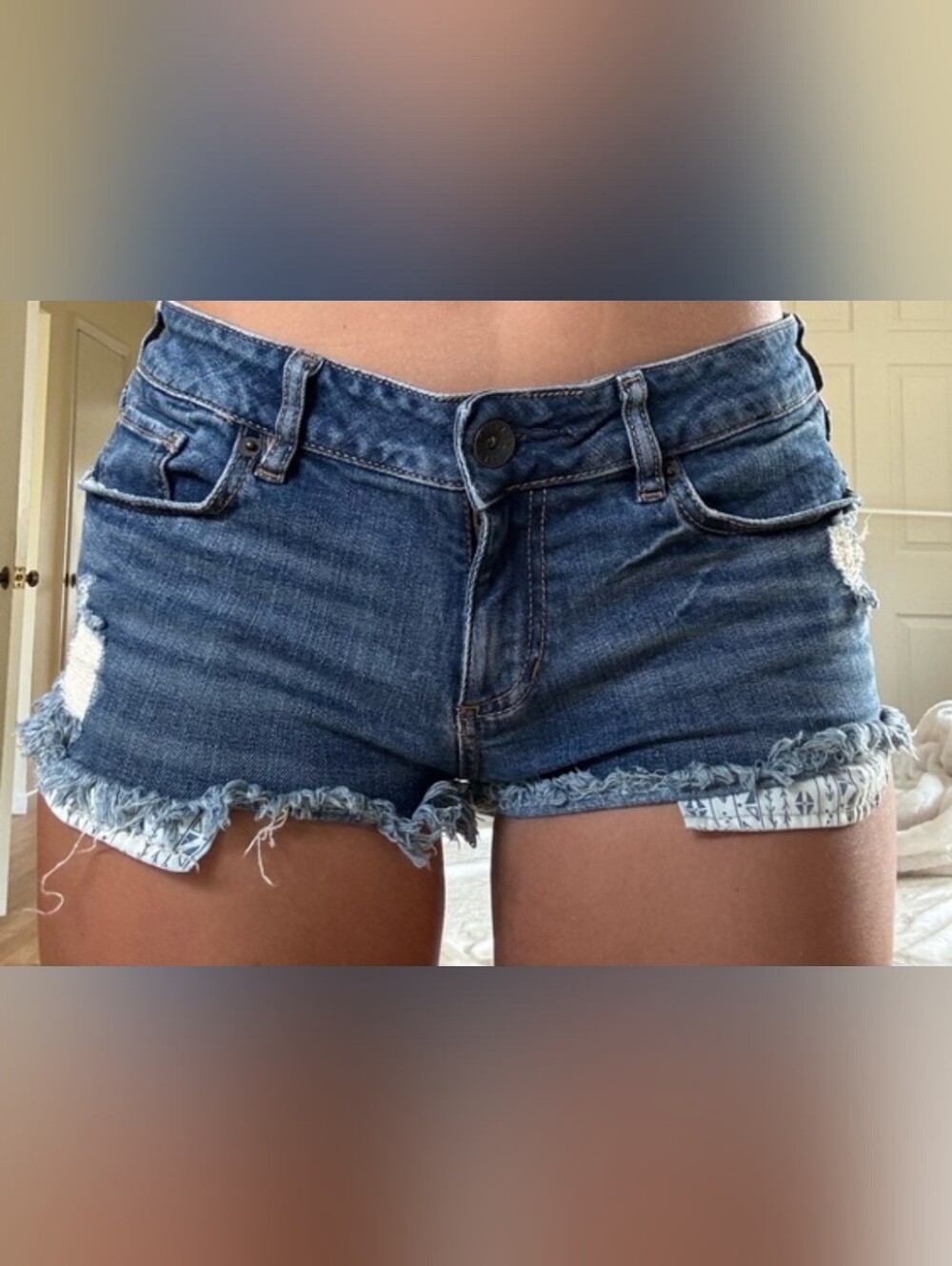 Bullhead denim‎ shorts high rise short size 3 womens